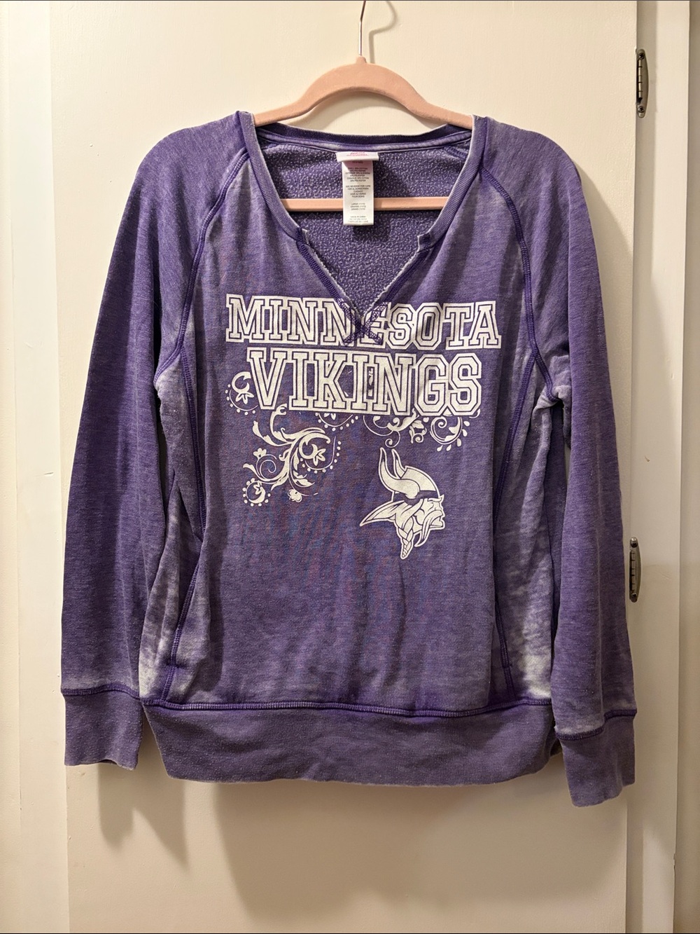 Teens Purple Minnesota Vikings Sweatshirt